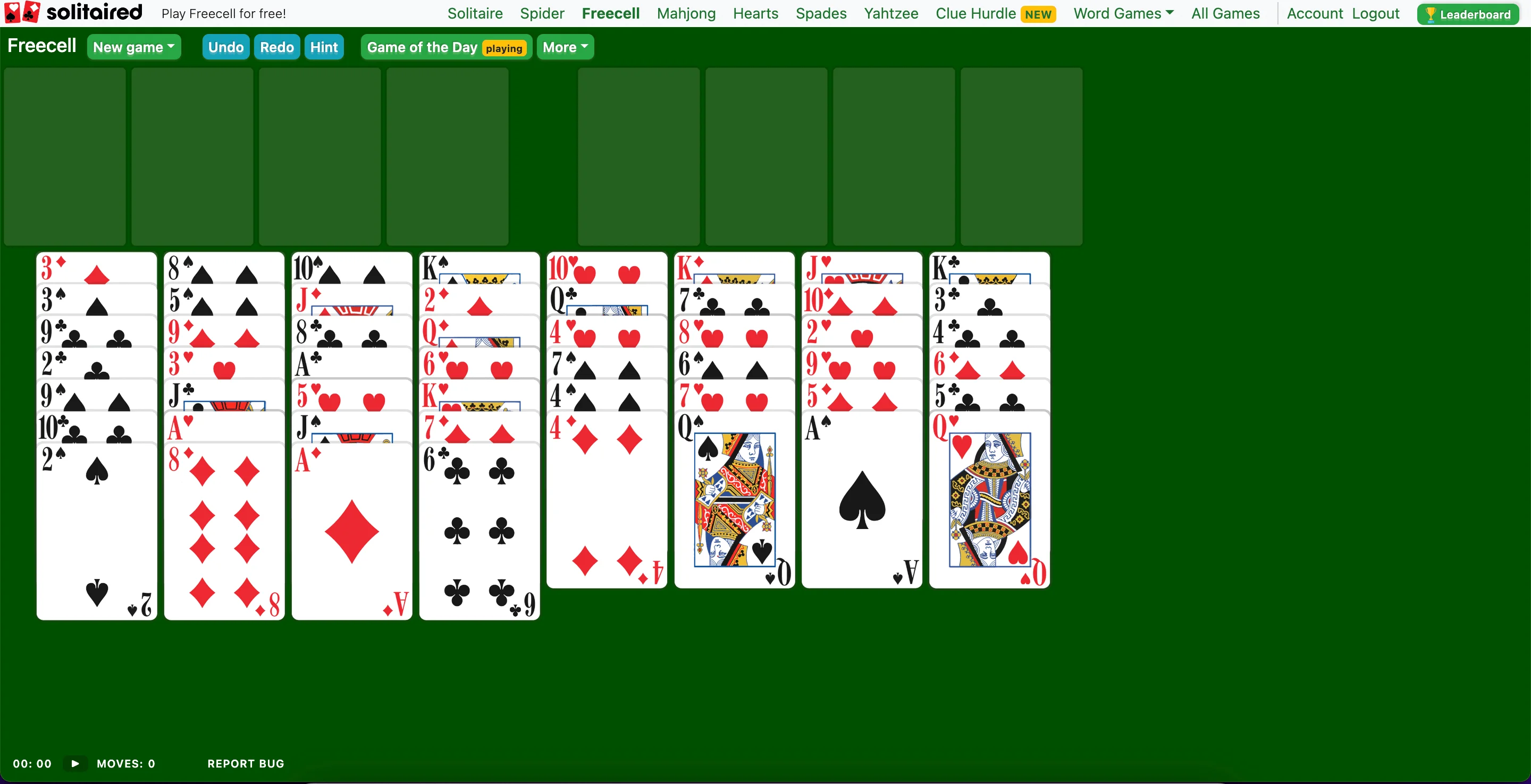 Solitaire cool math